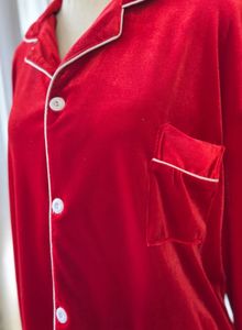 Korean Velvet Pajama Top