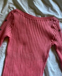 Pink Knitted Top💅🌷🍉🎀