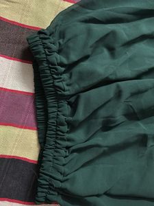 Dark Green Gharara Traditional Wear For Women