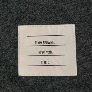 Thom Browne 100% cotton 3-bar sweatshirt