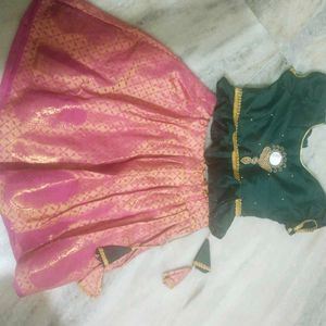 Girls&#39; Traditional Lehanga Choli Set
