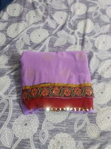 Purple And Maroon Saree✨✨✨🤍🤍🤍⭐⭐