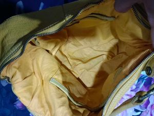 Imported Genuine Leather Hobo Bag