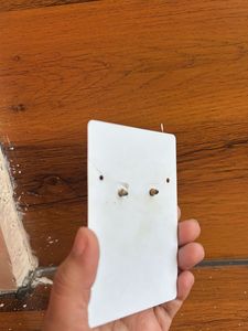 Gold toned textured geometric drop earrings