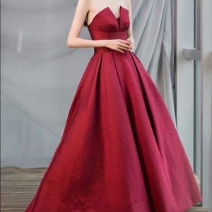 Beautiful Charming Red Fashion Simple Elegant Long