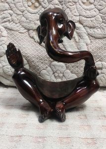 Brown Hawa Ganesh Resin Idols