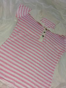 Striped Pink Top