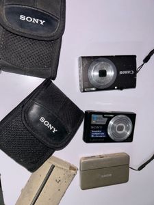 Sony Cyber-shot &amp; Canon Camera Vintage