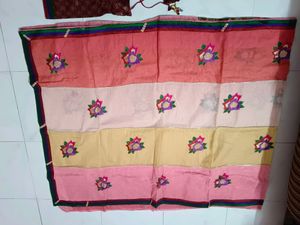 super net saree with stiched blouse