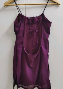 Backless kurti