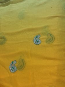 Two Shaded Soft Chiffon Saree