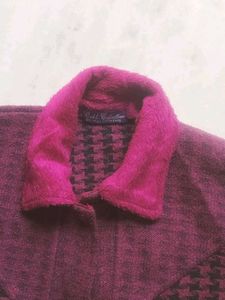 Burgundy  Cardigan+ Gift 🎁