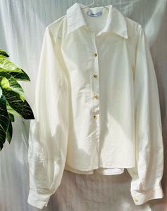White Button-Down Shirt