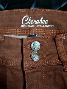 Candies Brown Skinny Jeans - Size 7