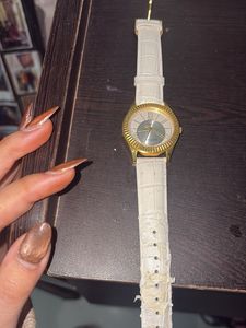 Stylish Gold &amp; White Watch