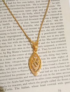 Chain with Stone Worked Pendant