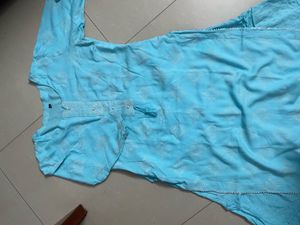 Sky Blue 3-Piece Suit Set