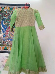 Green Ethnic Gown