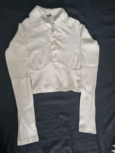 Basic Crop Ribbed Top