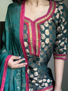 Beautiful Brocade Kurta Set