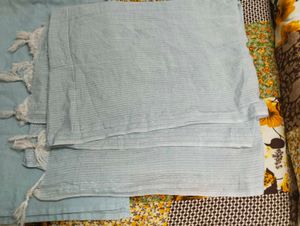 Light Blue Embroidered Kurta Set