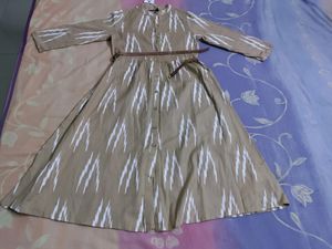 Smart Long Dress With Belt