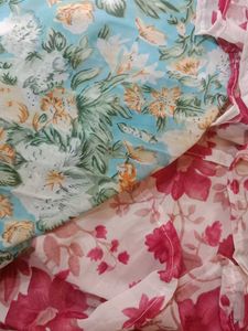 Flower Print Skirt