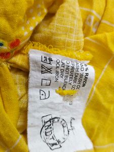 Yellow Floral Kurti