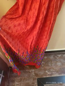 3xl Red Floral Nighty