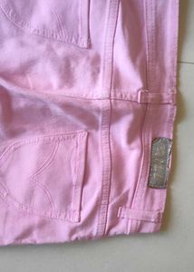 Pink Slim Fit Jeans