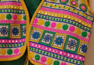 Embroidered Indian Vest