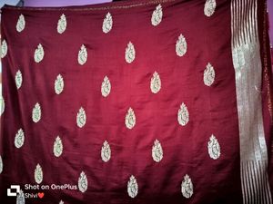 Maroon Saree❤️ Price Drop