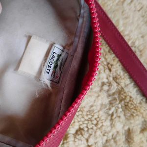 Lacoste Original Red Sling Bag