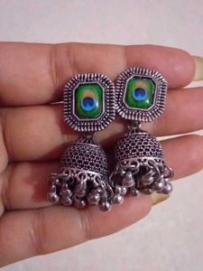 Colorful Jhumka Earrings