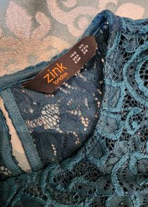 Lace Love Mini Green Dress