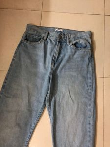 Forever 21 High Waist Blue Shaded Jeans