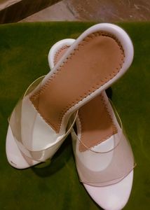 White High Heel Sandal Party Wear