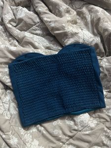 Teal Blue Sexy Corset Top
