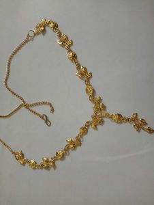 Vintage Gold Floral Necklace