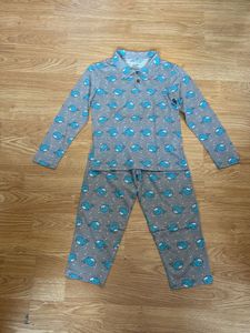 Whale Print Pajama Set