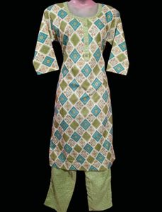 🆕 Trending Printed Kurti & Bottom Set