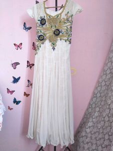 Heavy Stone Work Gown