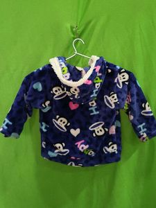 Cute Kids Fuzzy Zip-Up