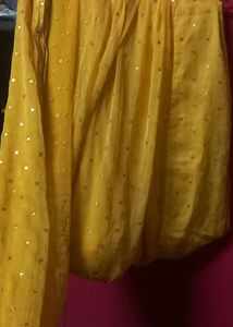 Yellow Colour Saree