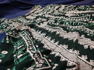 Green Printed Dress