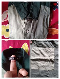 Stylish Two-Tone Shirt