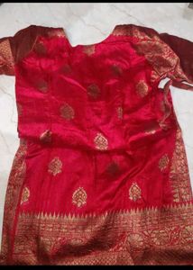 Angrakha Red Kurti