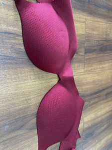 Burgundy Push-Up Bra