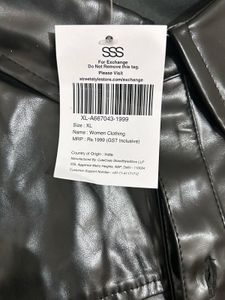 Stylish Black  Leather Jacket woman