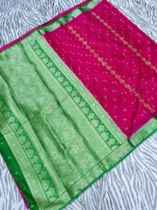 Beautiful Pink Colour Saree
